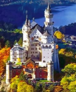 Neuschwanstein Castle Paint by numbers