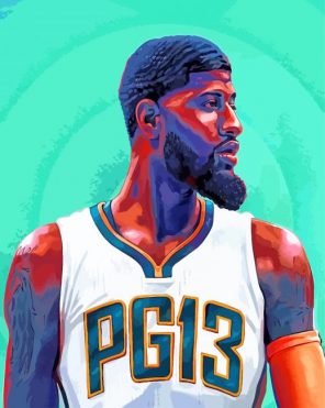 Paul George Art paint by number