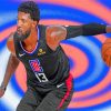 paul george Basketball paint by numbers