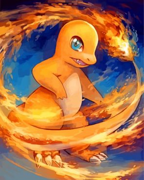 pokemon-charmander-paint-by-numbers