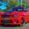 red-dodge-charger-scat-pack-paint-by-numbers