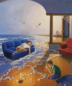 Rob Gonsalves Art Paint by numbers