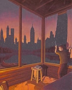 Rob Gonsalves Illustration Paint by numbers