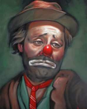 Emmett Kelly paint by numbers