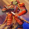 Cool Samurai paint by numbers