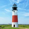 Sankaty Head Light Nantucket Island paint by number