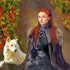 sansa stark art paint by numbers