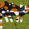 Sleepy Cat Charley Harper Paint by numbers