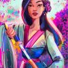 Smoustart Mulan paint by numbers