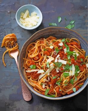 Spaghetti Bolognese Paint By Numbers