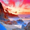 sunrise in laguna beach paint by number