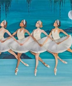 Swan Lake Ballerinas Paint by numbers