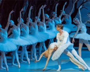 Swan Lake Dancers Paint by numbers