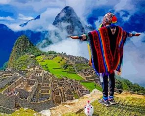 Machu Picchu Peru paint by numbers