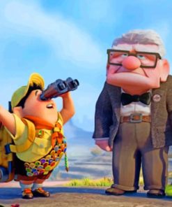 Up Movie Characters paint by numbers