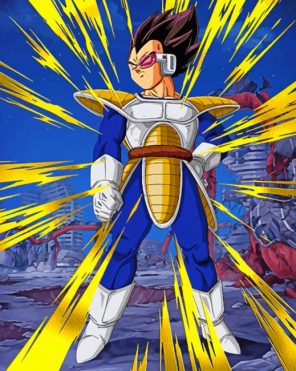 Vegeta paint by numbers