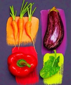 Aesthetic Vegetables Paint by numbers