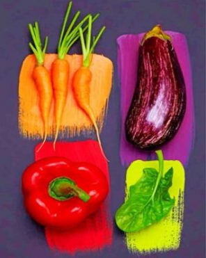 Aesthetic Vegetables Paint by numbers