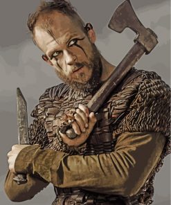 vikings floki paint by number