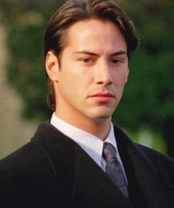 Young Keanu Reeves paint by numbers