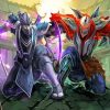 Zed And Shen League Of Legends paint by numbers