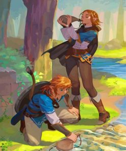 Zelda Game paint by numbers