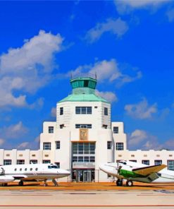 1940 Air Terminal Museum Houston Paint by numbers