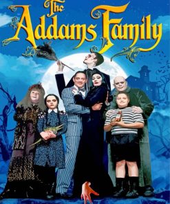 Addams Family Movie paint by number