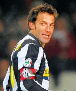 Alessandro Del Piero Footballer paint by number