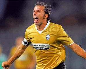 Alessandro Del Piero Player paint by number