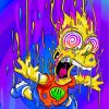 Bart Simpson Illustration paint by numbers