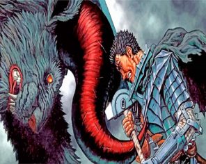 Berserk Anime paint by numbers