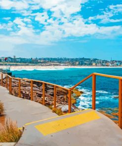 Bondi To Coogee Walk paint by number