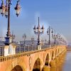 Bordeaux Pont de Pierre paint by numbers