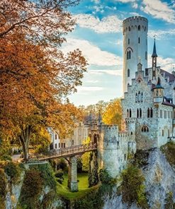 Lichtenstein Castle paint by numbers