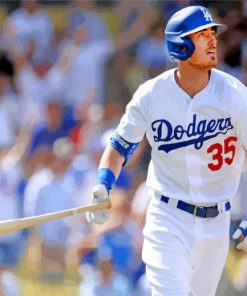 Cody Bellinger Dodgers paint by numbers