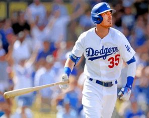 Cody Bellinger Dodgers paint by numbers