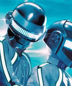 Daft Punk Poster paint by number