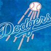 Dodgers Logo paint by number