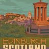 Edinburgh Scotland paint by numbers