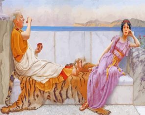 Eighty And Eighteen By John william godward paint by numbers