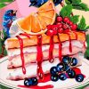 Fruits Cake paint by numbers