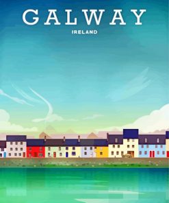 Galway Poster paint by numbers