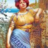 Godward Ionian Dancing Girl paint by number