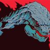 Godzilla King Of The Monsters Paint by numbers