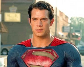 Henry Cavill Superman Movie paint by numbers