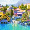 Howard Behrens Lago Bellagio paint by number