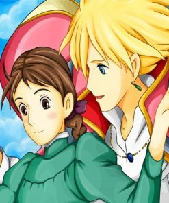 Howls Moving Castle Anime paint by number