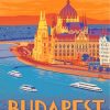 Hungary Budapest Poster paint by numbers