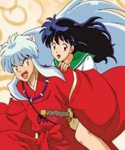 Inuyasha And Kikyo paint by numbers